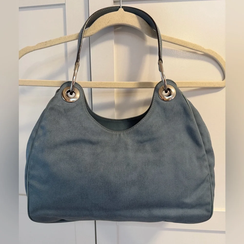 Gucci Vintage Blue Quiet Luxury Bag EUC - Picture 5 of 17